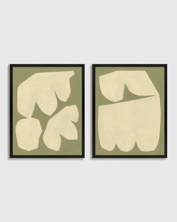 Drift by Michael Kempen (Set of 2) - 17.25"x21.25" / Maple