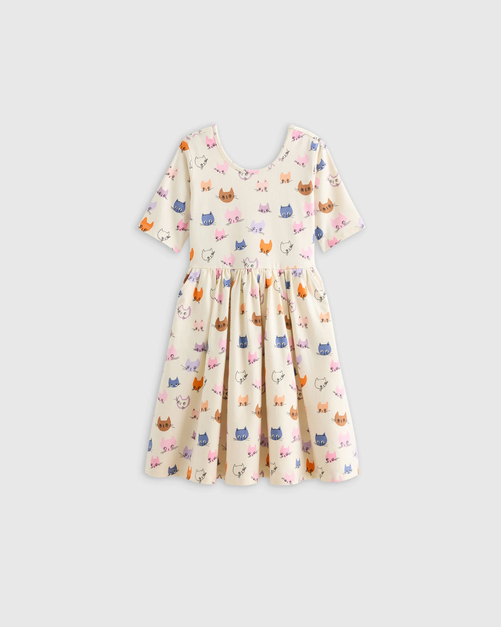 Organic Cotton Skater Dress - 2T / Sweet Cherries