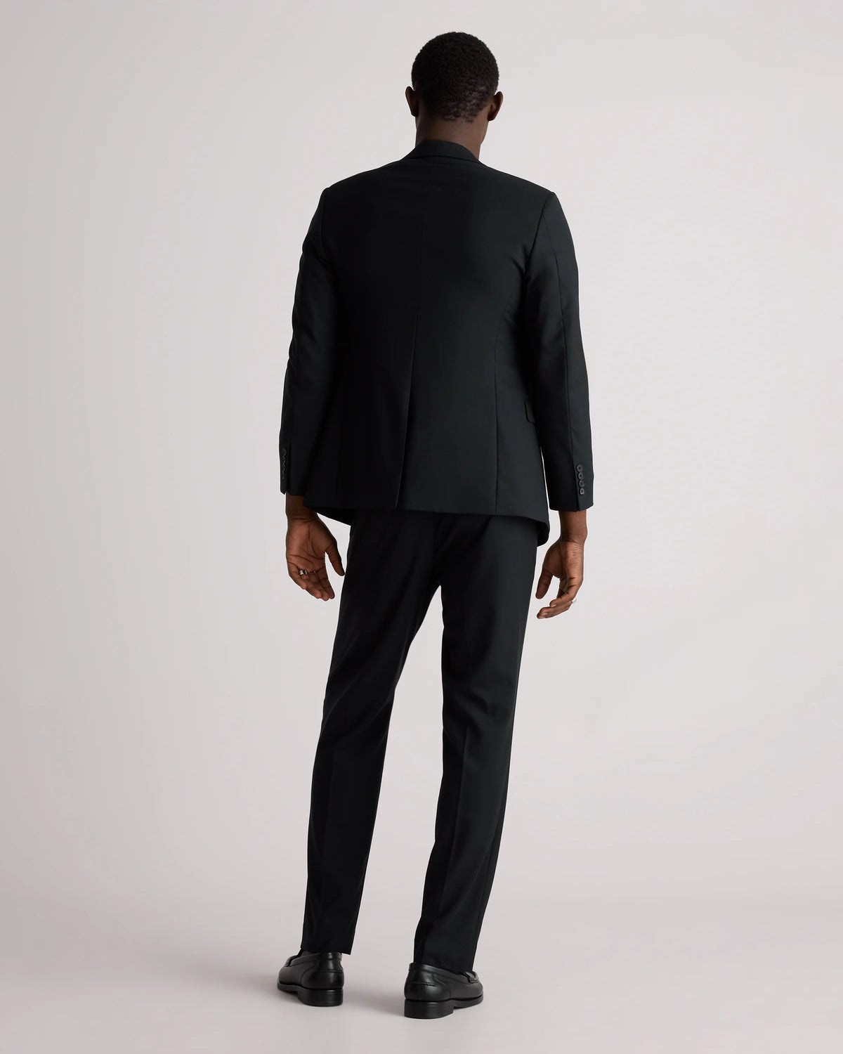Stretch Wool Blazer - S / Grey Melange