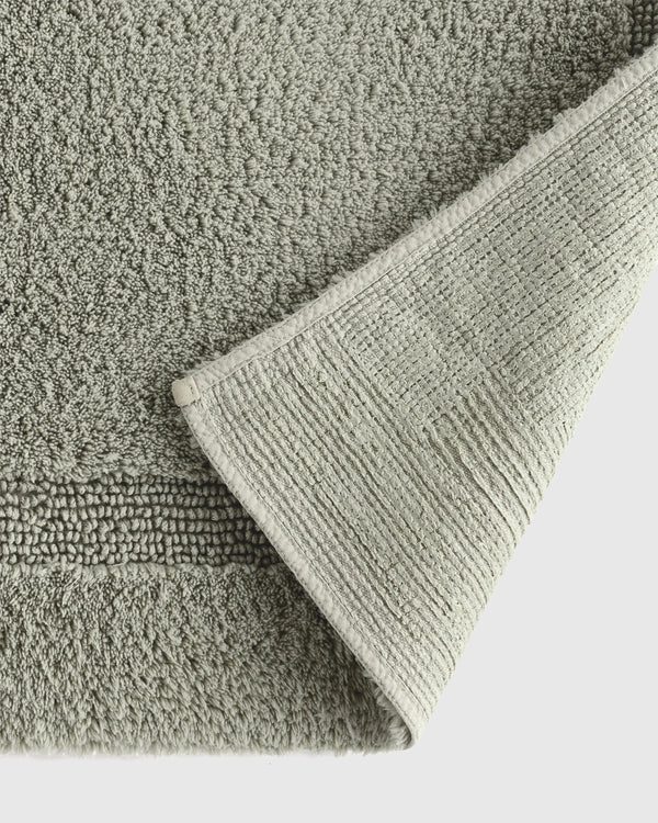 Turkish Cotton Non-Slip Bath Rug - 21"x34" / White
