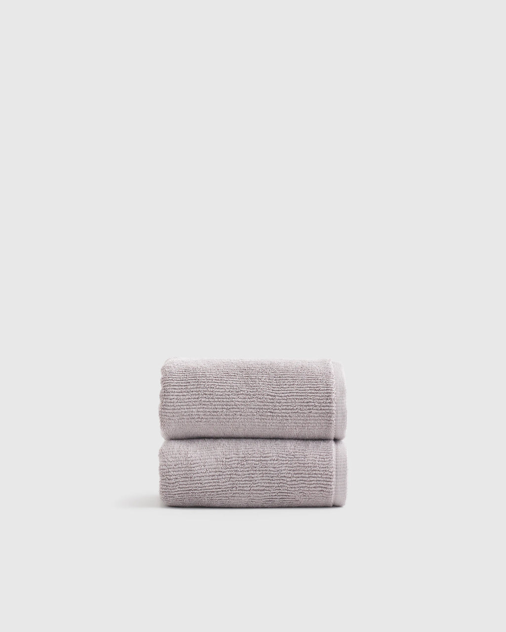 Turkish Ribbed Quick Dry Hand Towel (Set of 2) - One Size / Mineral