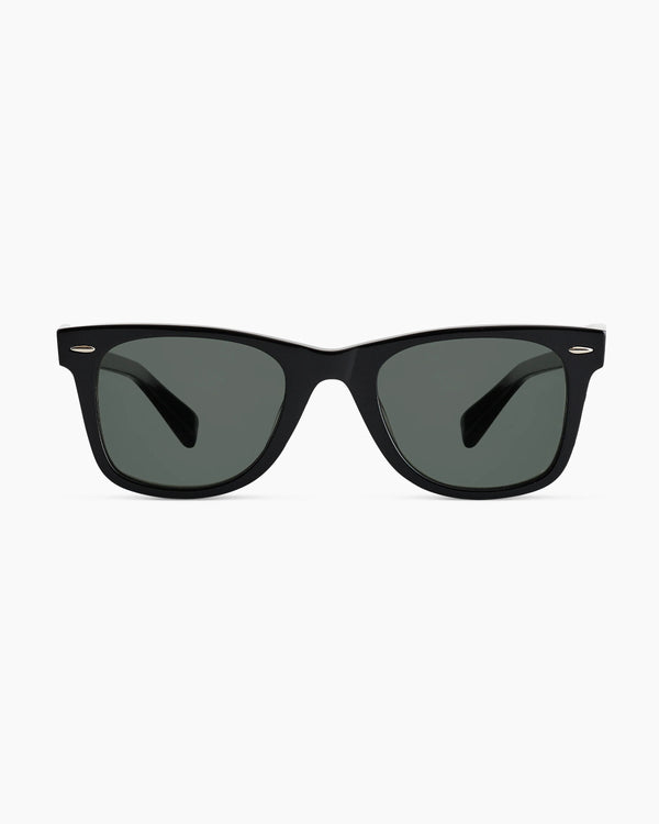 Walker Polarized Acetate Sunglasses - One Size / Clear Slate with Grey lens