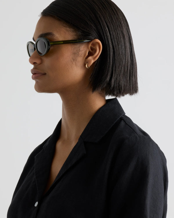 Bali Polarized Acetate Sunglasses - One Size / Moss with Brown lens