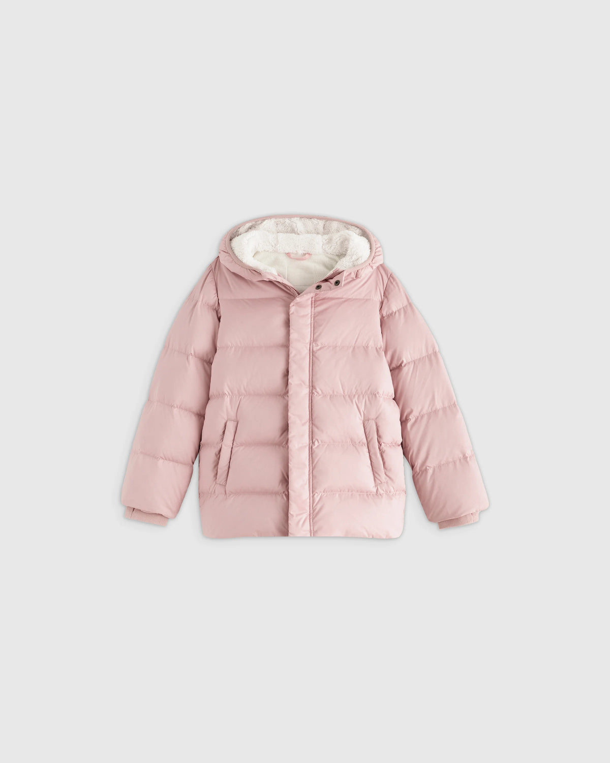 Heavyweight Down Puffer Coat - 2T / Pale Mauve Main image