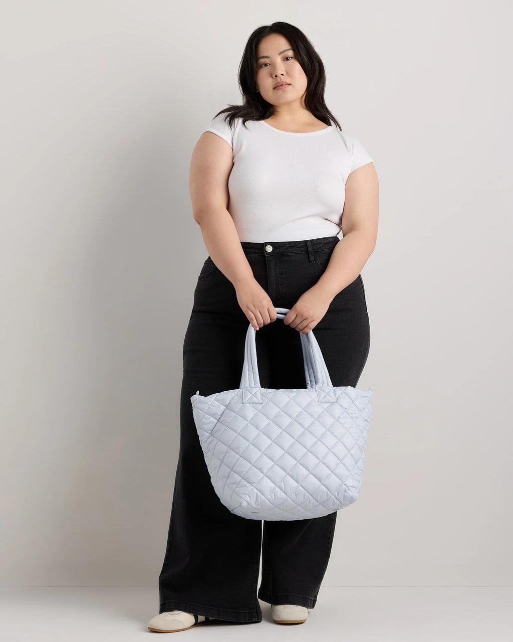 Transit Quilted Carry-All Tote - One Size / Porcelain Blue
