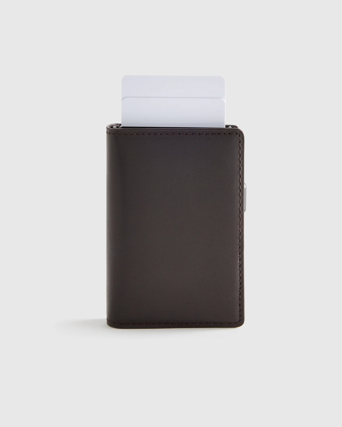 Italian Leather RFID Card Holder - One Size / Hickory Main image