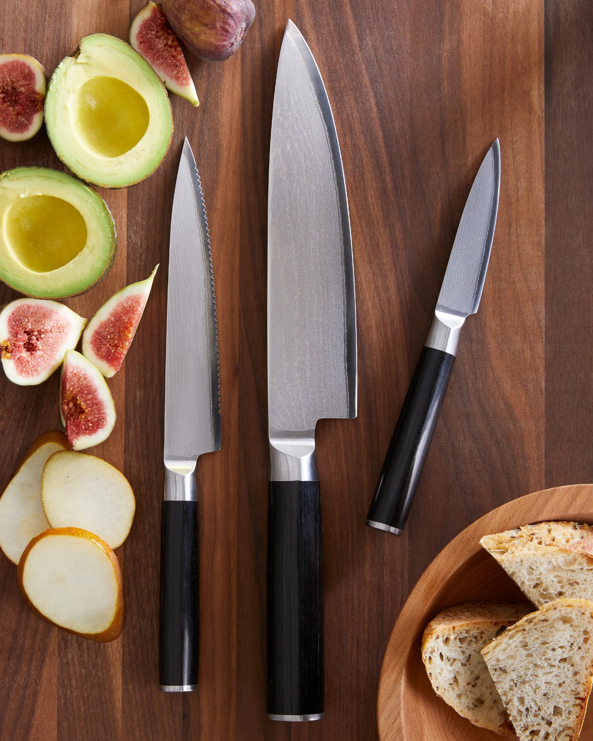 Essential Japanese Damascus Steel Knife Set - One Size / No Color Secondary image