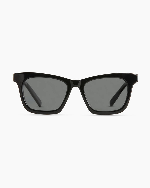 Luna Polarized Acetate Sunglasses - Narrow / Tan Tortoise with Brown Lens