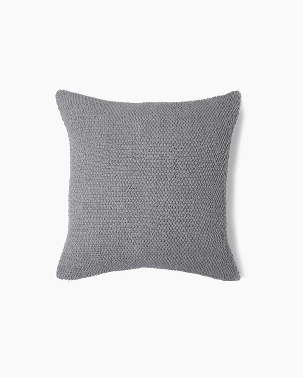 Textured Cotton Pillow Cover - Individual / Indigo