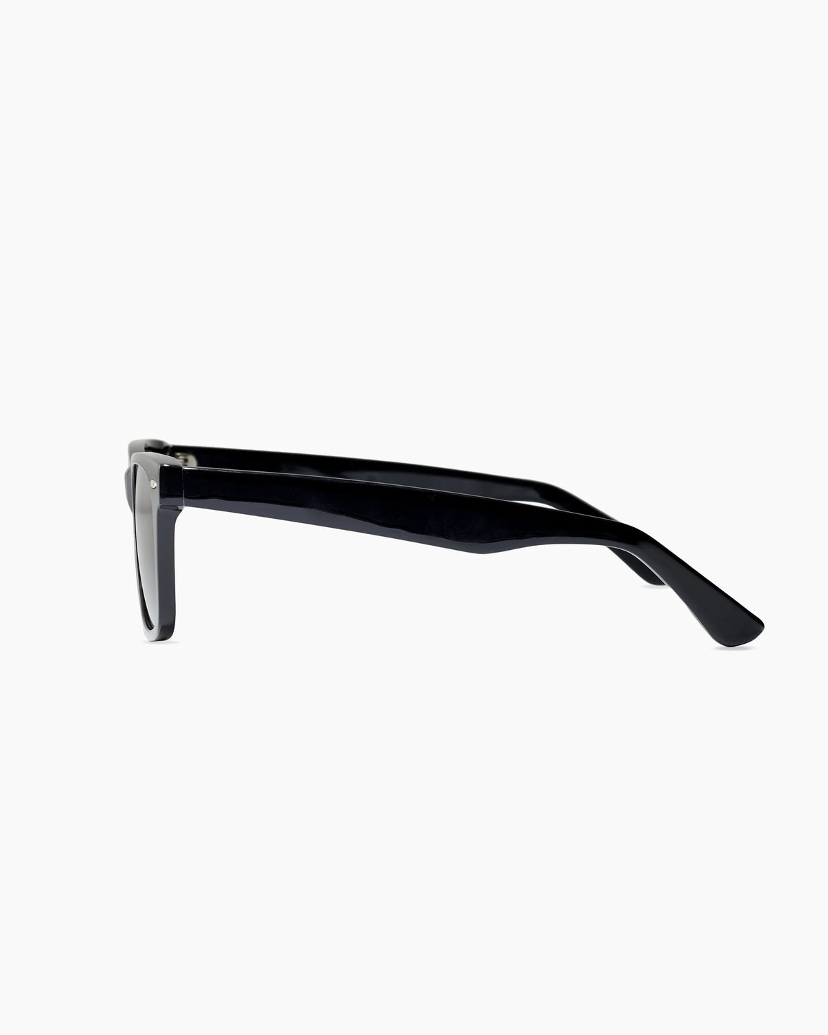 Walker Polarized Acetate Sunglasses - One Size / Clear Slate with Grey lens
