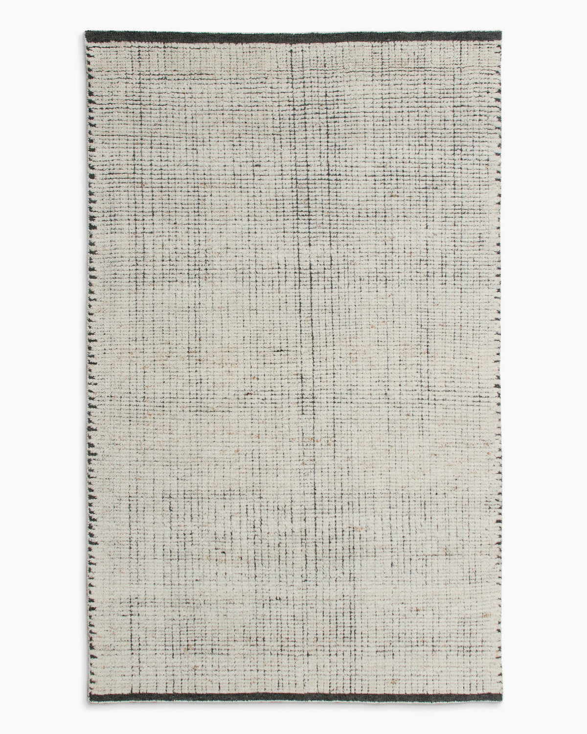 Ares Hand-Knotted Wool Rug - 3' x 5' / Ivory/Charcoal Main image