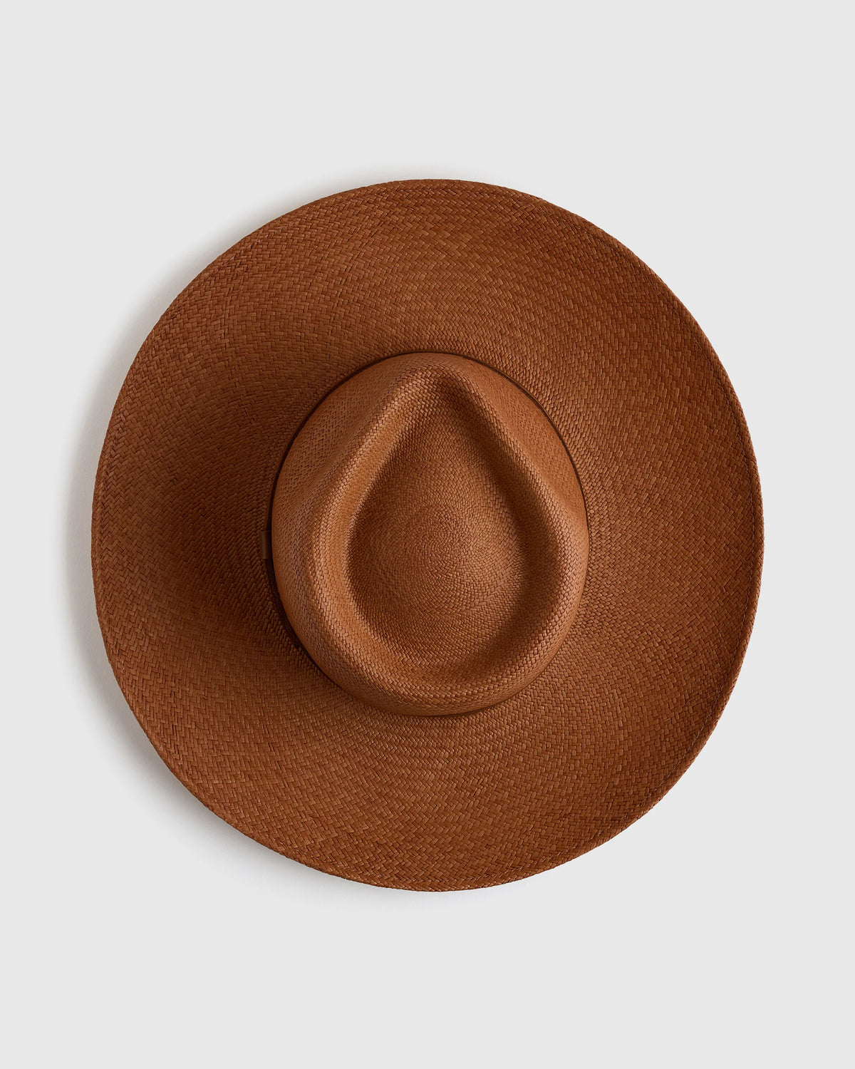 Toquilla Straw Wide Brim Panama Hat - S / Natural