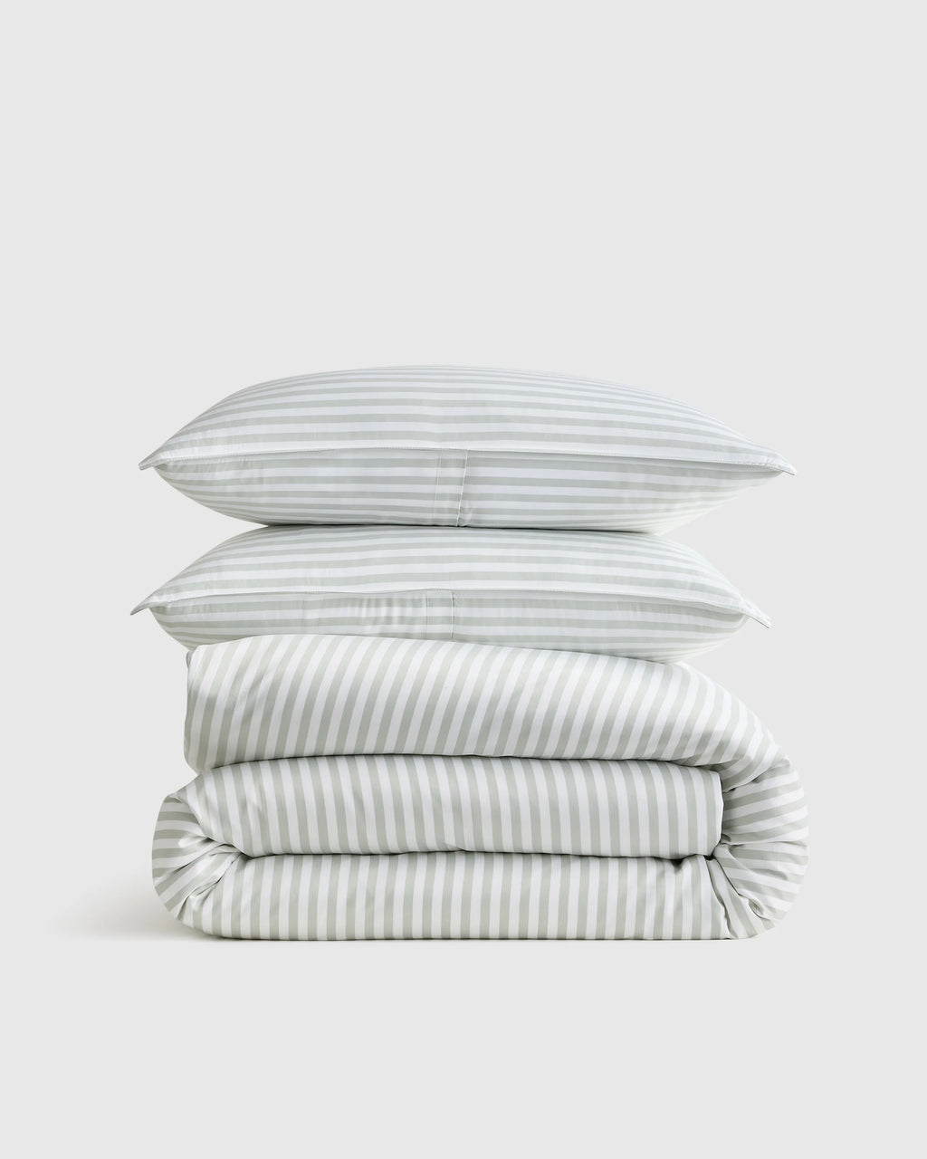 Bamboo Stripe Duvet Cover Set - Twin / Double Stripe Espresso