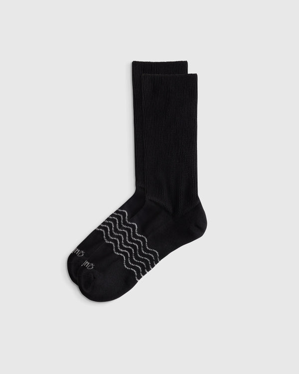 Everyday Cotton Targeted Stretch Crew Socks (4-Pack) - S / White