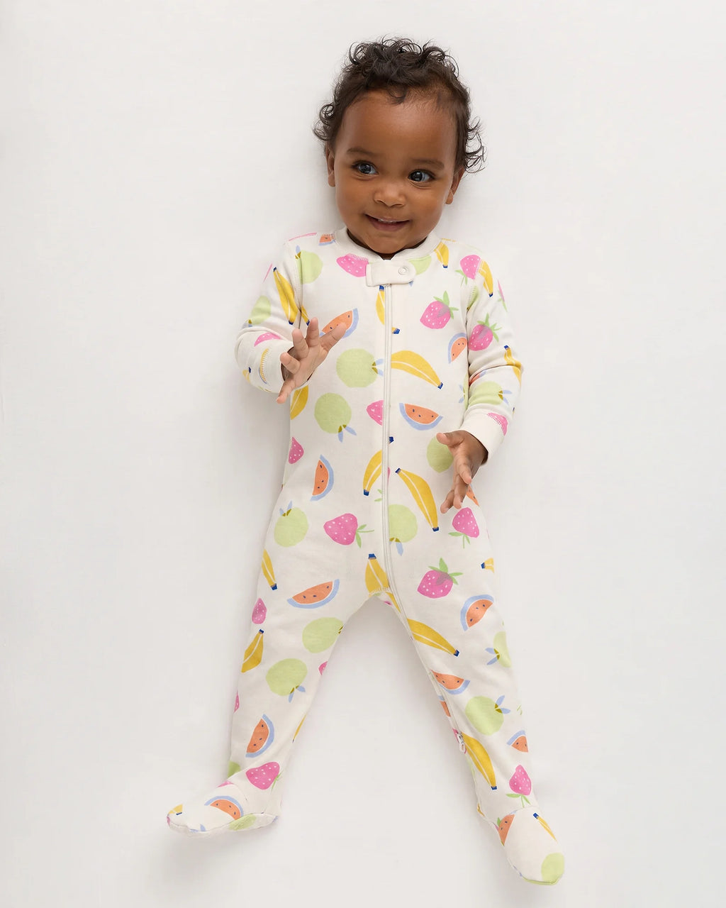 100% Organic Cotton Footie Pajama - 0-3M / Vehicles