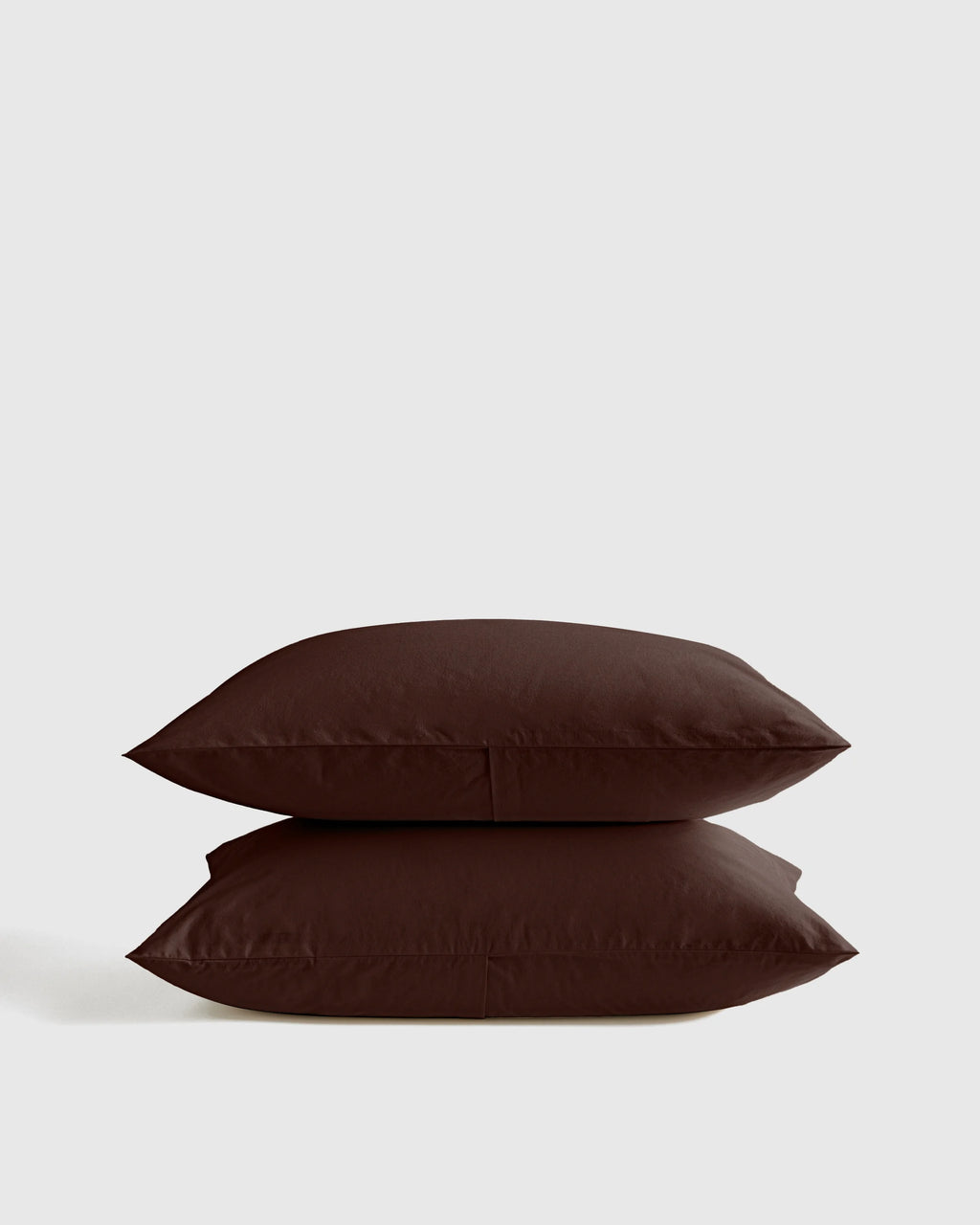 Organic Brushed Cotton Sham Set - Standard / Toffee