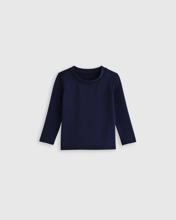 Long Sleeve Rash Guard - 6-9M / Deep Blue