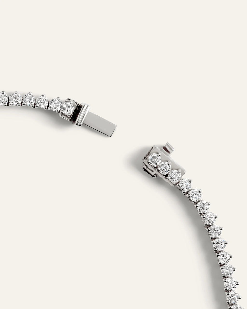 14K Gold Lab Grown Diamond Graduated Tennis Necklace - 16ctw - One Size / Yellow Gold