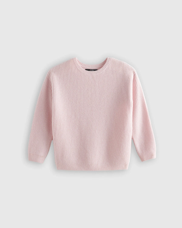 Washable Cashmere Fisherman Tunic Sweater - 6 / Oatmeal