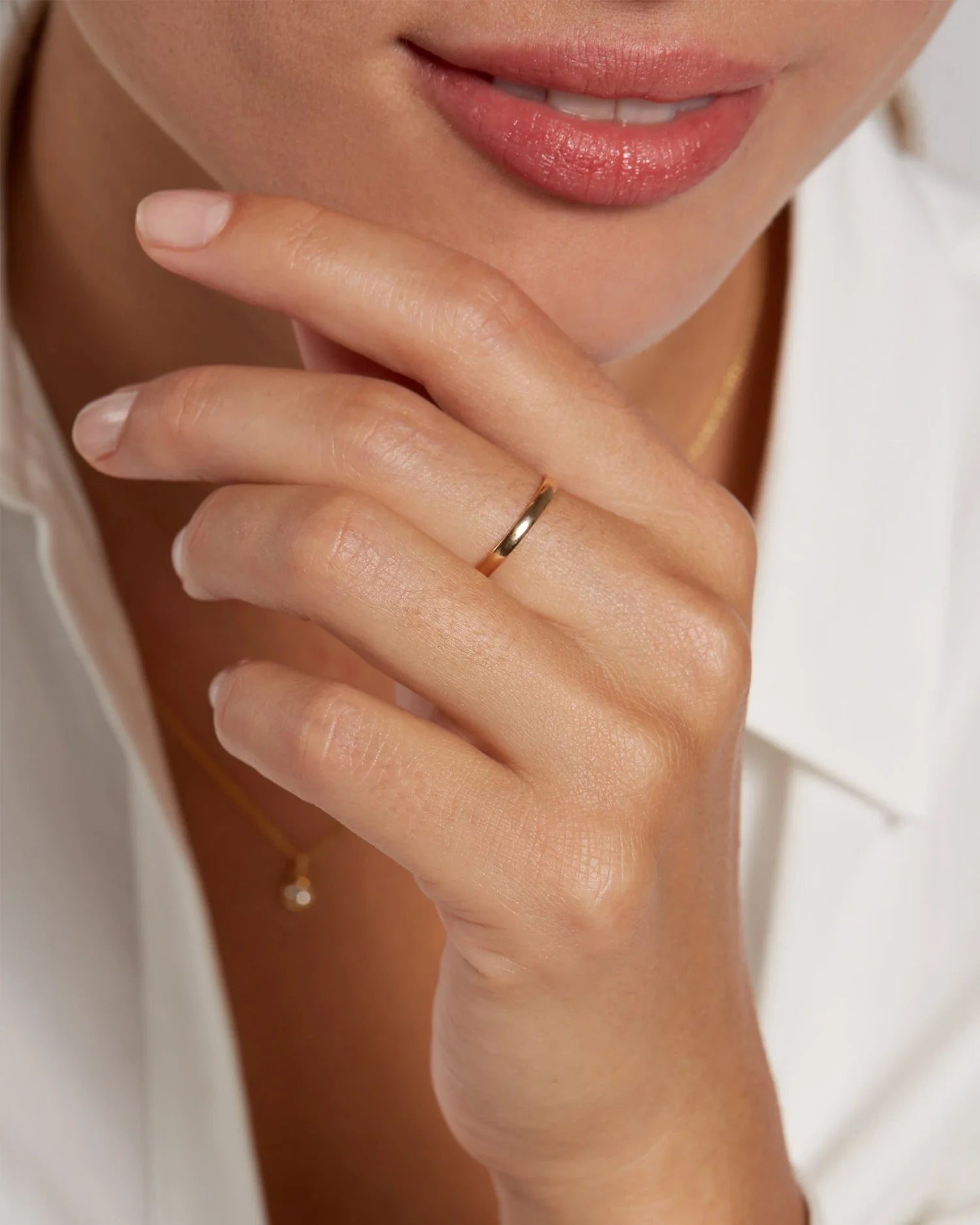 14k Gold Classic Band - 4 / Yellow Gold Secondary image