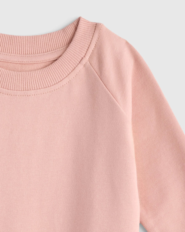 Organic Cotton French Terry Crew Neck Sweatshirt - 3-6M / Blue Stars