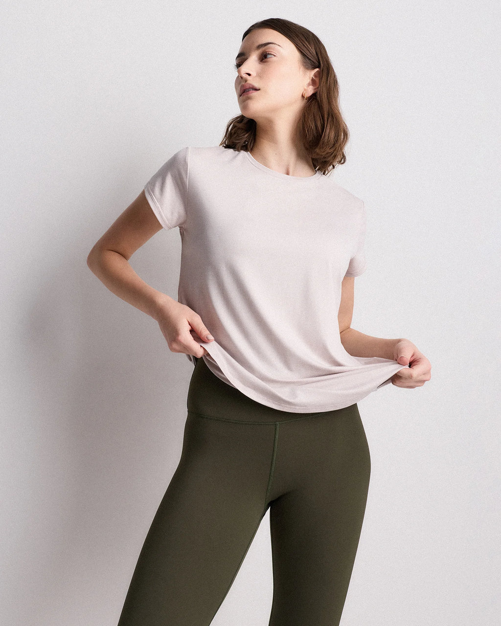 Flowknit Breeze Tee - XS / Heather Green