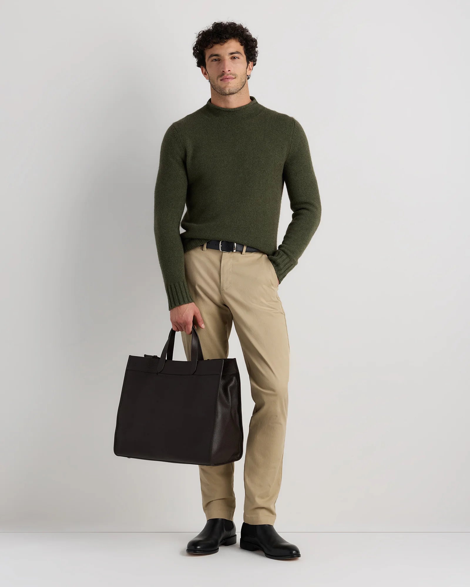 Excursion Italian Leather Tote - One Size / Hickory Secondary image