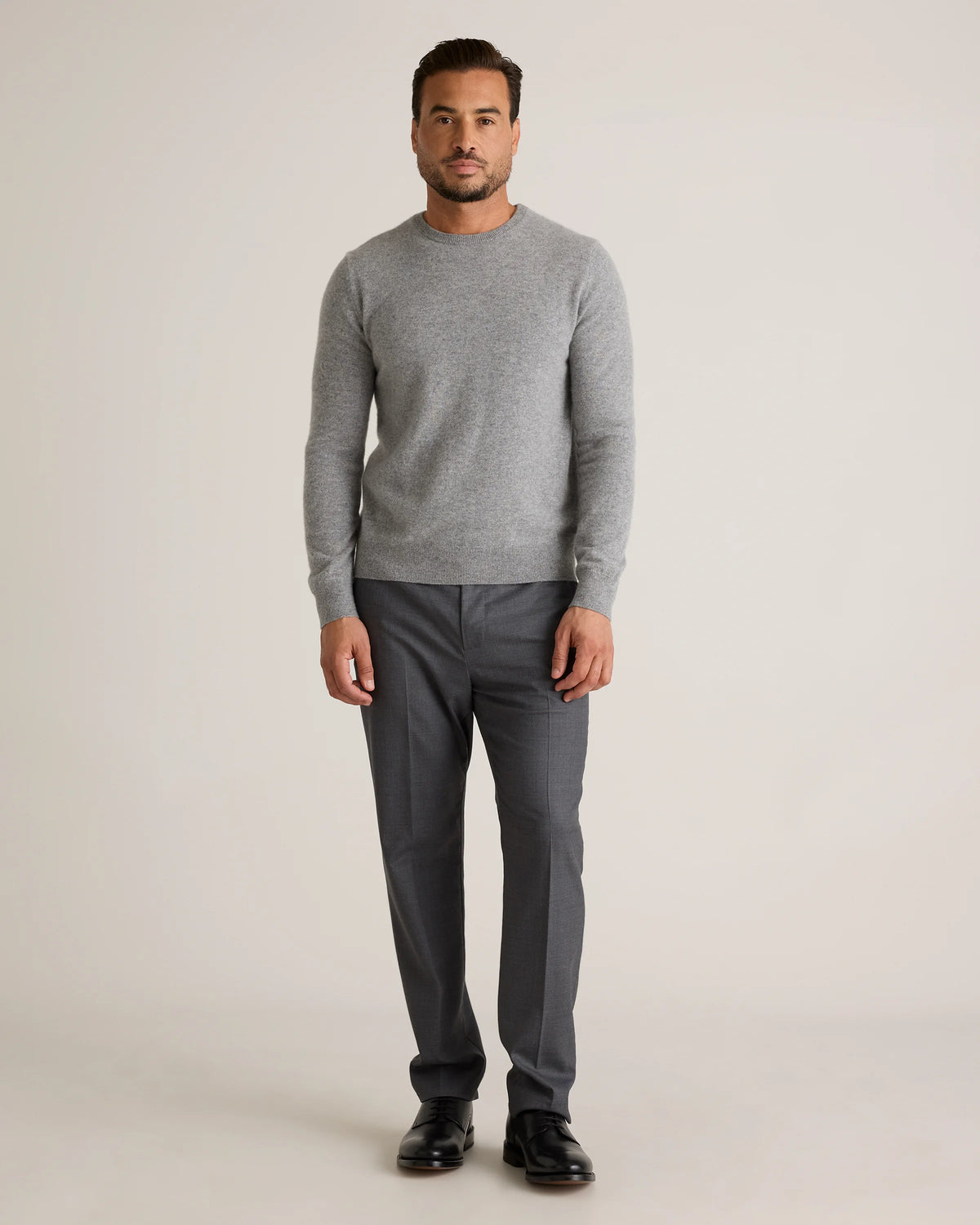 Mongolian Cashmere Crewneck Sweater - XS / Black