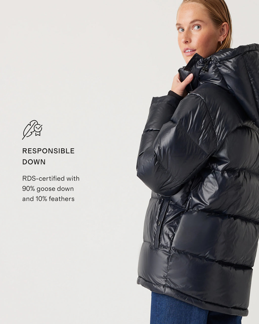 Responsible Down Puffer Jacket - XS / Sea Spray Green