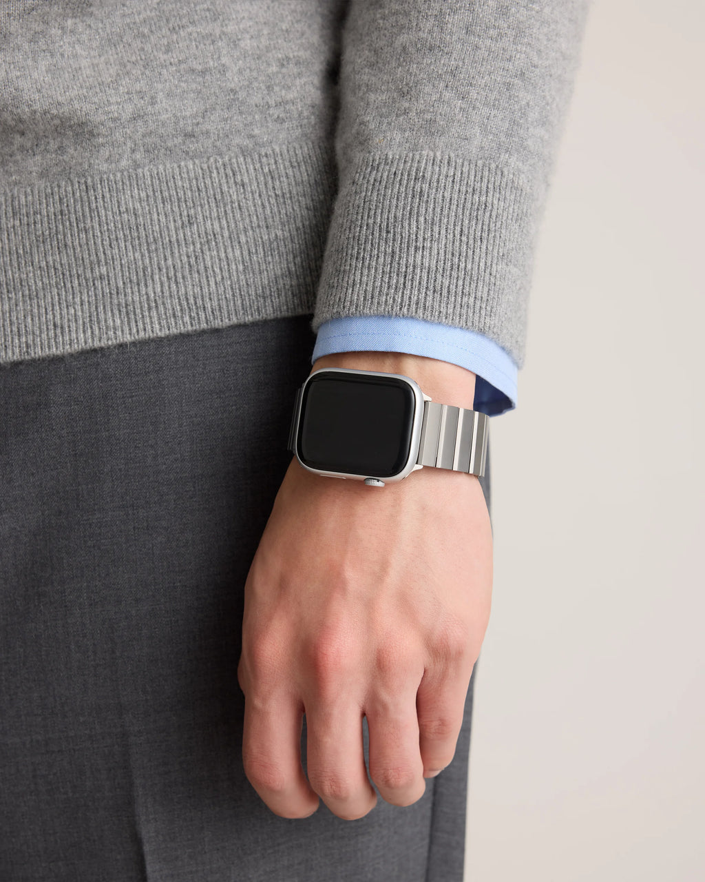Titanium Smartwatch Band - 38mm - 42mm / Silver