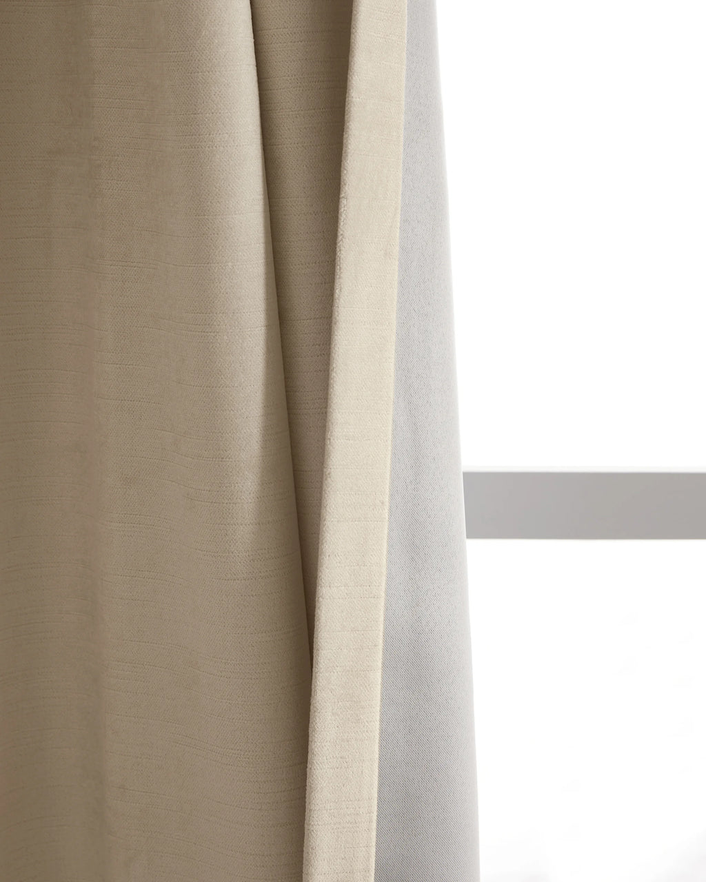Luster Velvet True Blackout Curtain - Single Panel - 48x84 / Champagne