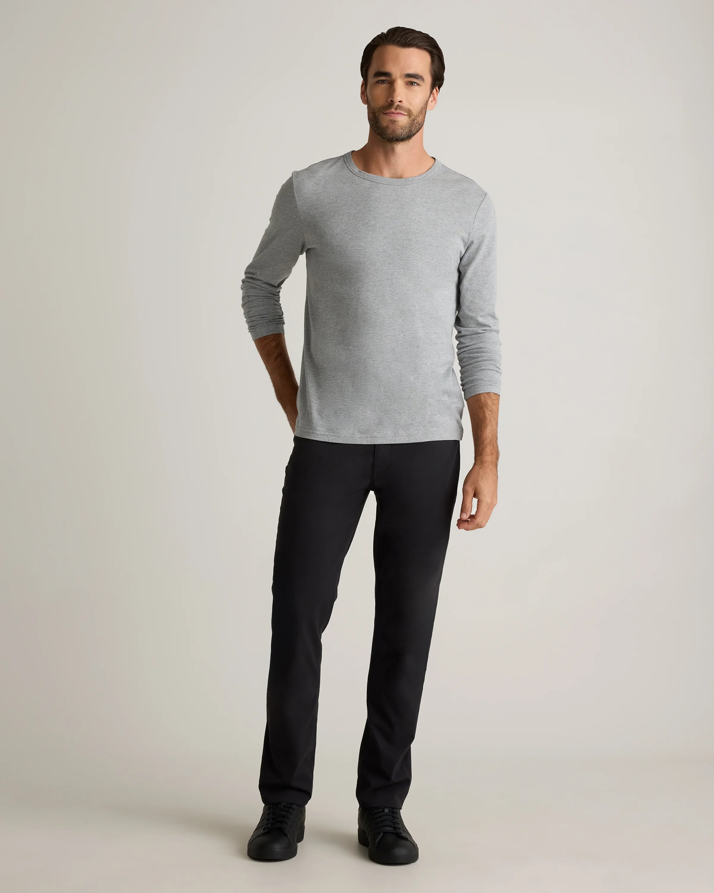 Organic Cotton Coolmax® Chino - 30X30 / True Black Secondary image
