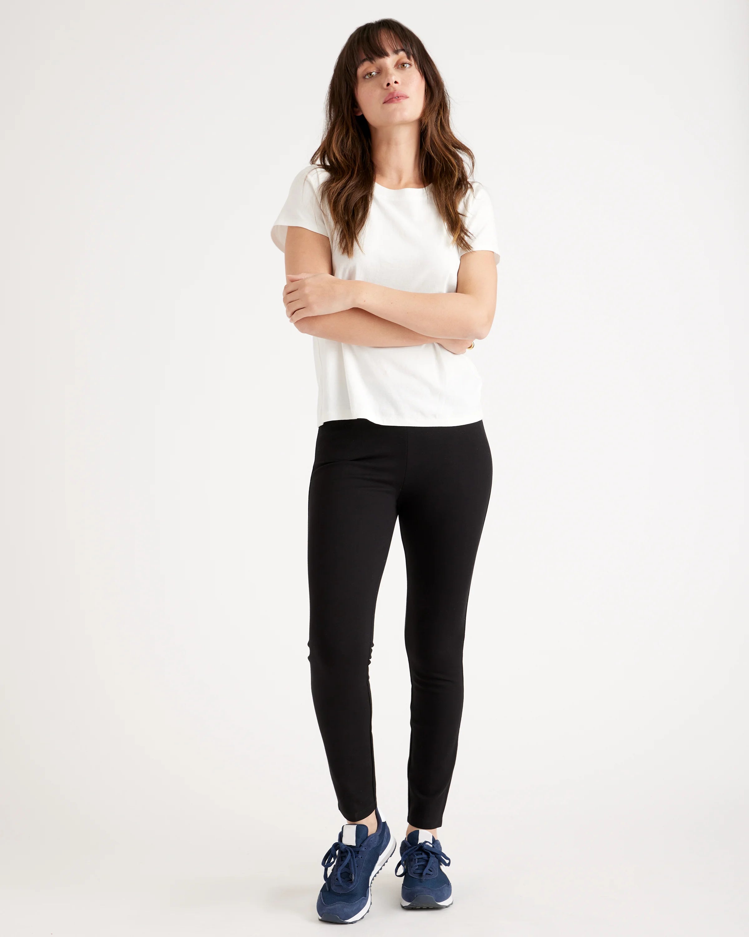 Ultra-Stretch Ponte Skinny Pants - XS / Black Secondary image
