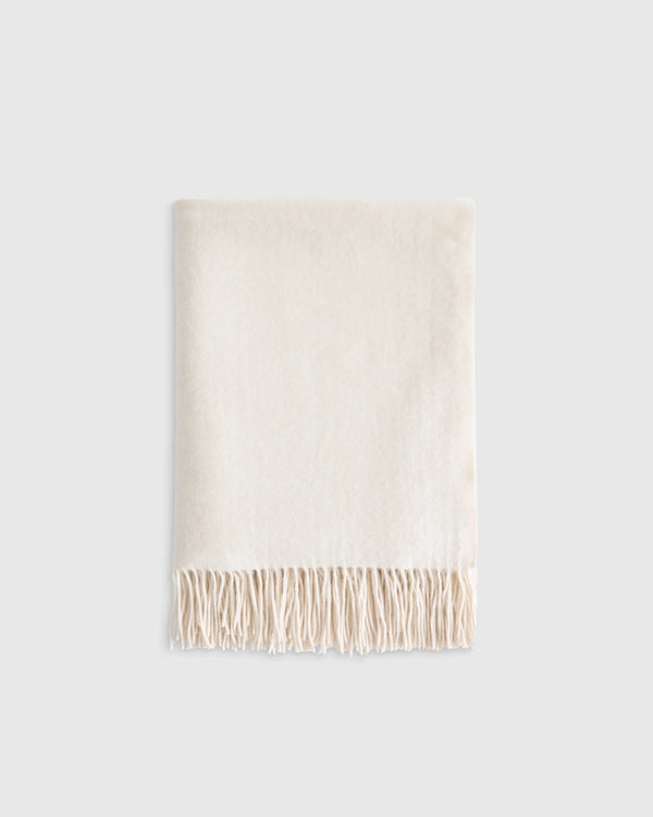Mongolian Cashmere Throw - 50x60 / Heather Grey