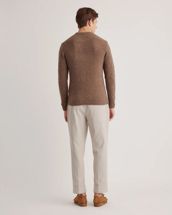 100% Yak Wool Crewneck Sweater - XS / Starry Night Navy
