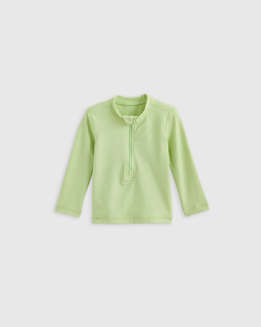 Long Sleeve Zip-Up Rash Guard - 0-3M / Yellow