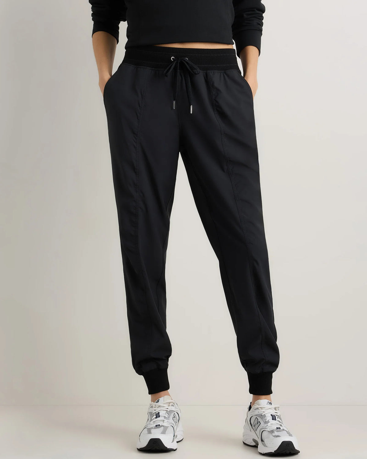 Performance Tech Mid-Rise Joggers - XS / Black Main image