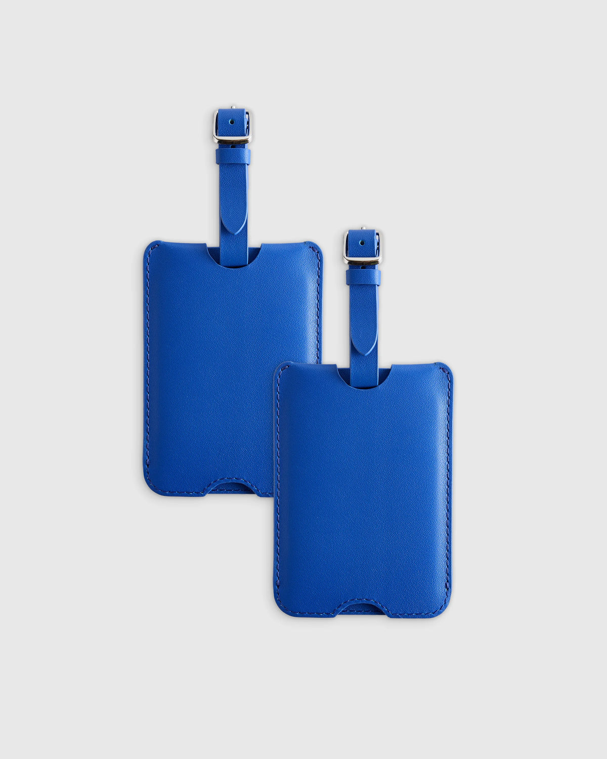 Nappa Leather Luggage Tag (2-Pack) - One Size / Cobalt Blue Main image