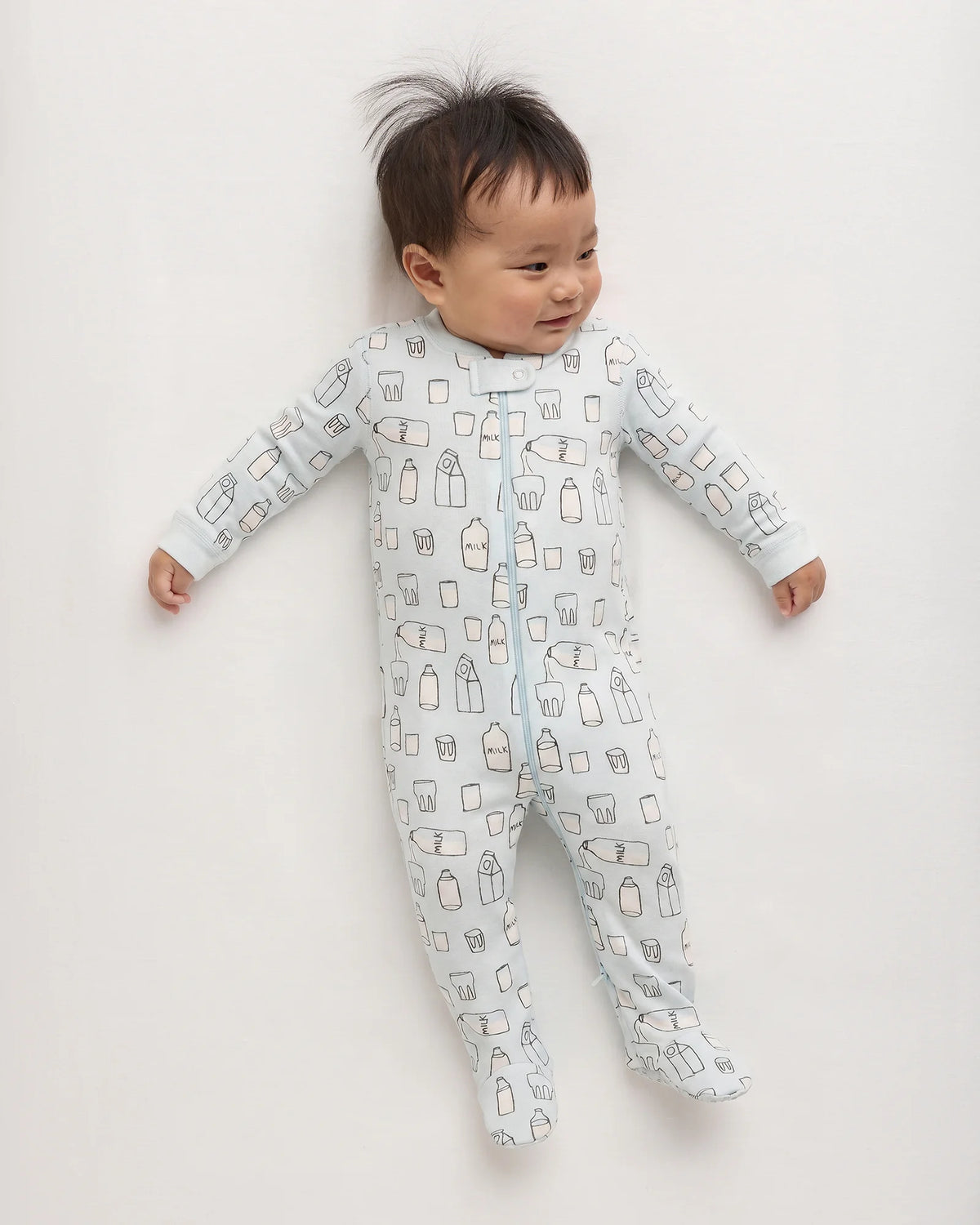 100% Organic Cotton Footie Pajama - 0-3M / Vehicles