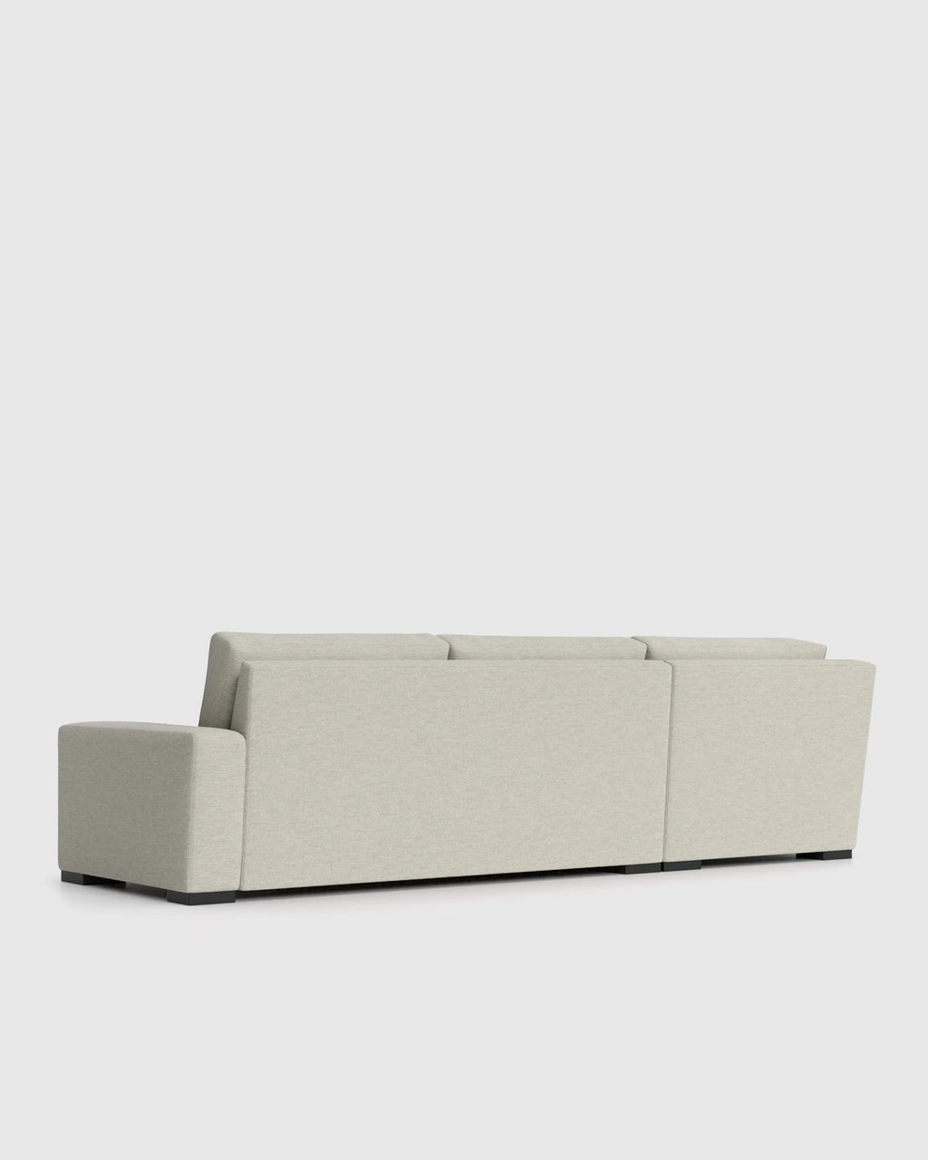 Stillman L Sectional in Performance Basketweave - 116x116 / Flax