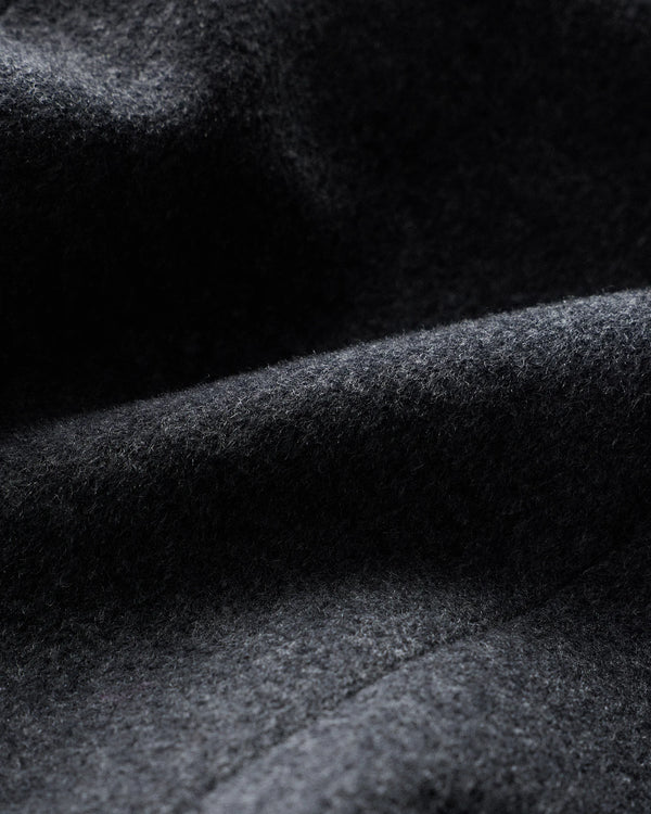 Wool Cashmere Cocoon Coat - XS / Dark Chocolate