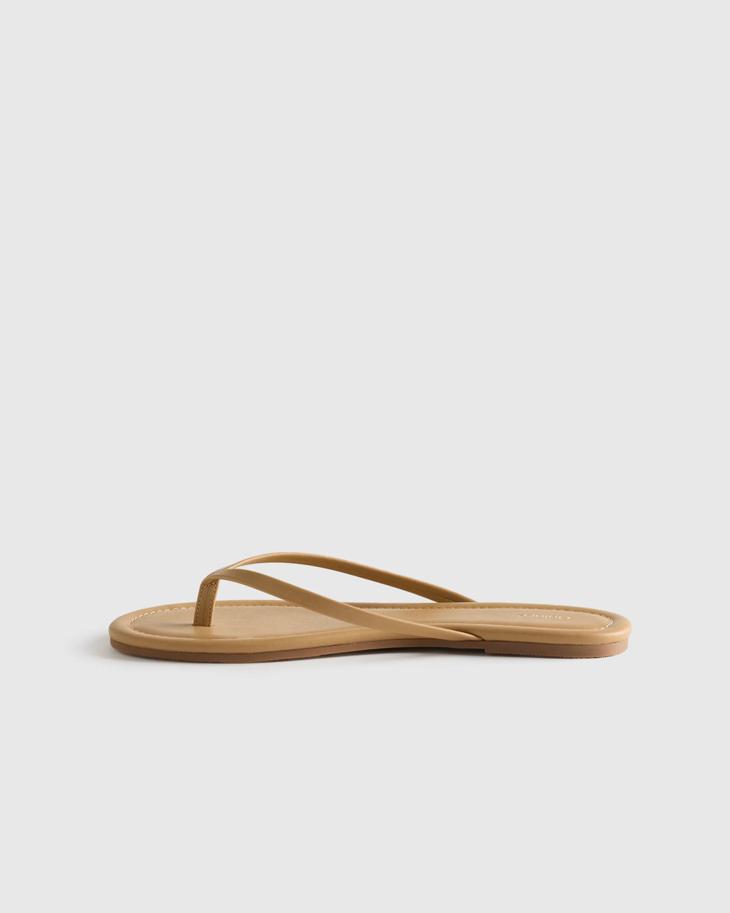 Italian Leather Flip Flops - 5 / Black