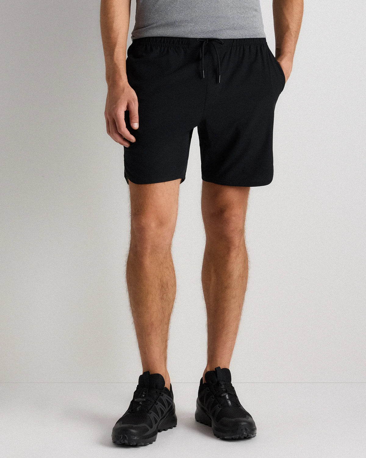 Sweat Tech Training Unlined Shorts - 7" - S / Black
