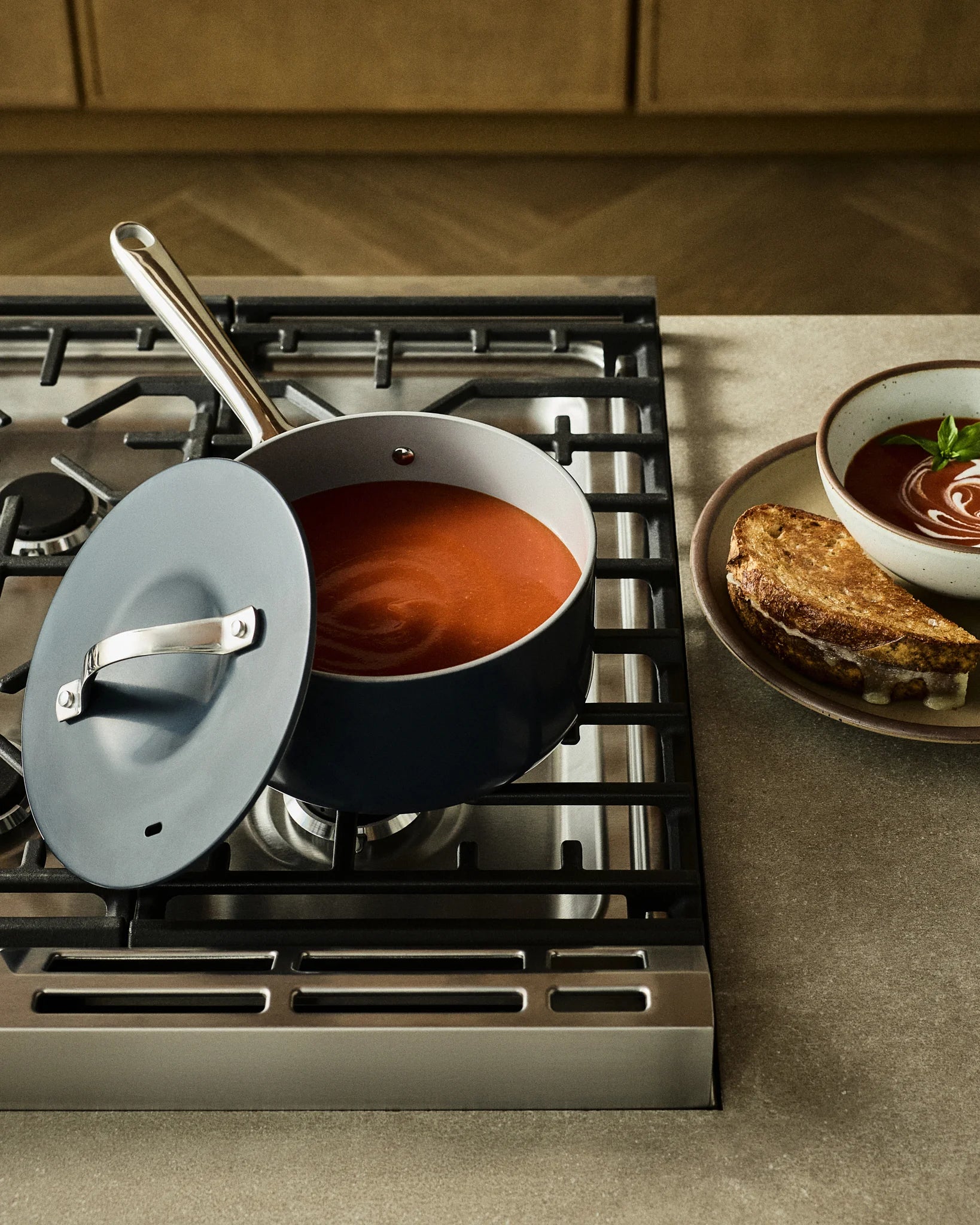 Ceramic Nonstick Saucepan: 3QT - One Size / Navy Secondary image
