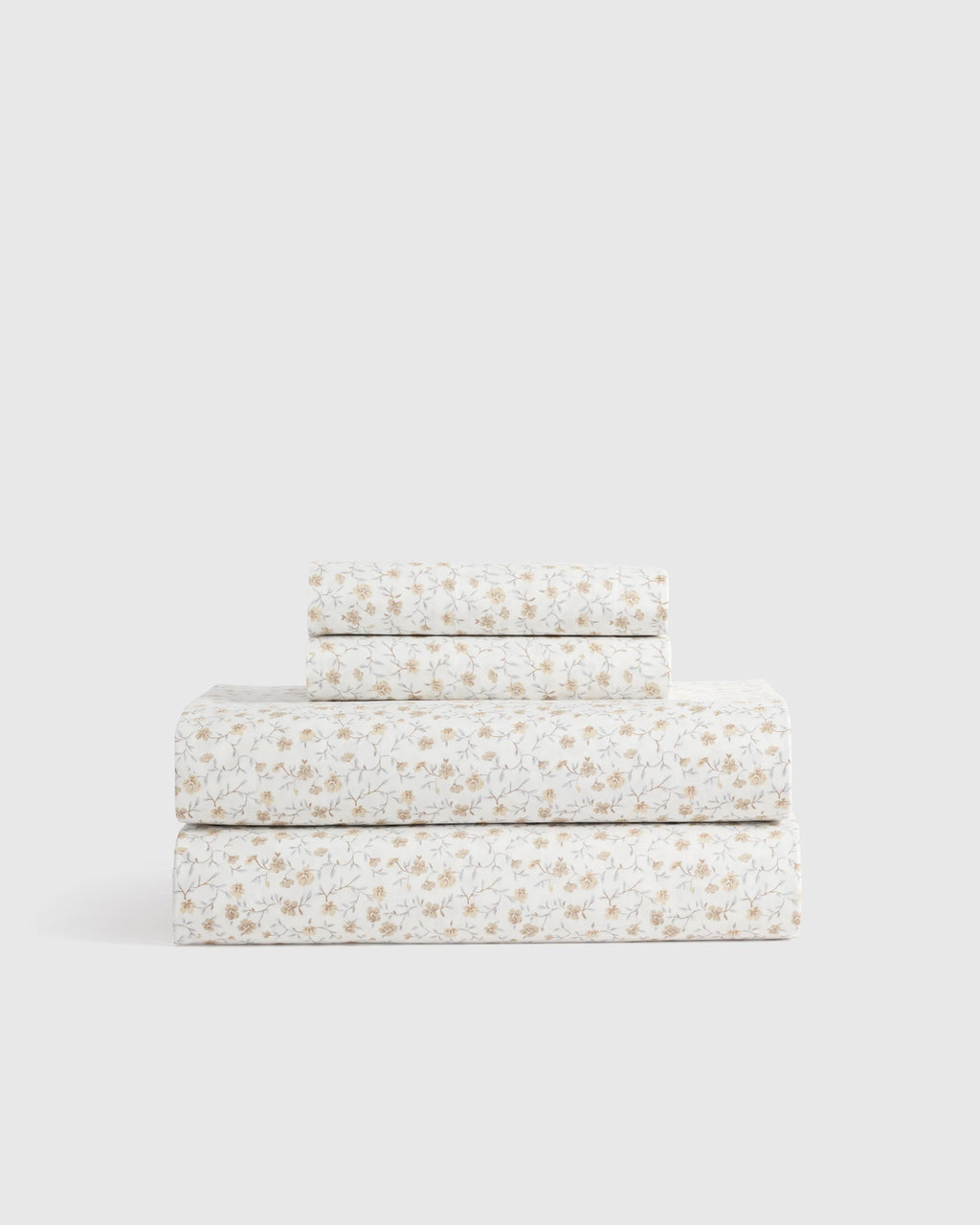 Organic Crisp Percale Sheet Set - Twin / White