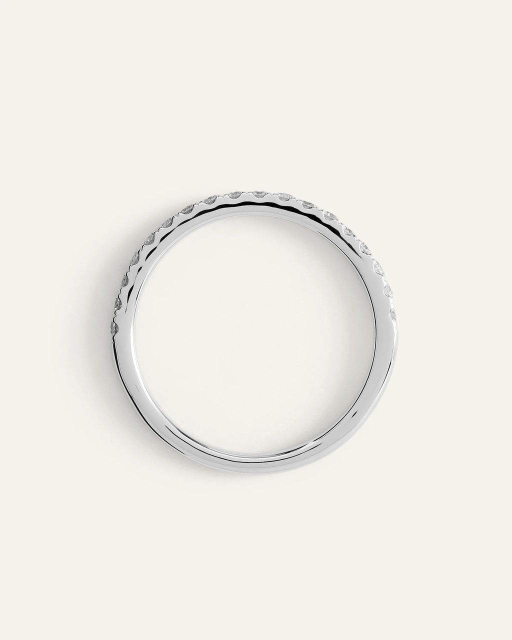 Lab Grown Diamond Pave Band - 4 / Yellow Gold