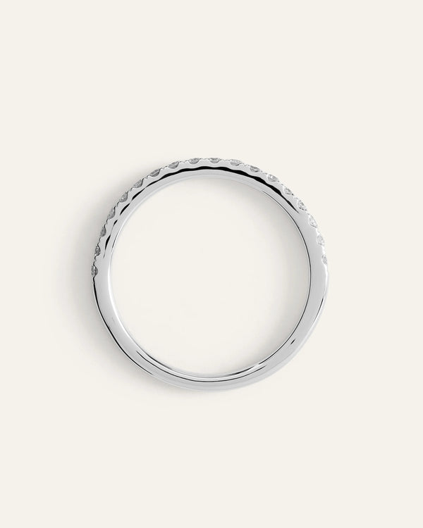 Lab Grown Diamond Pave Band - 4 / Yellow Gold