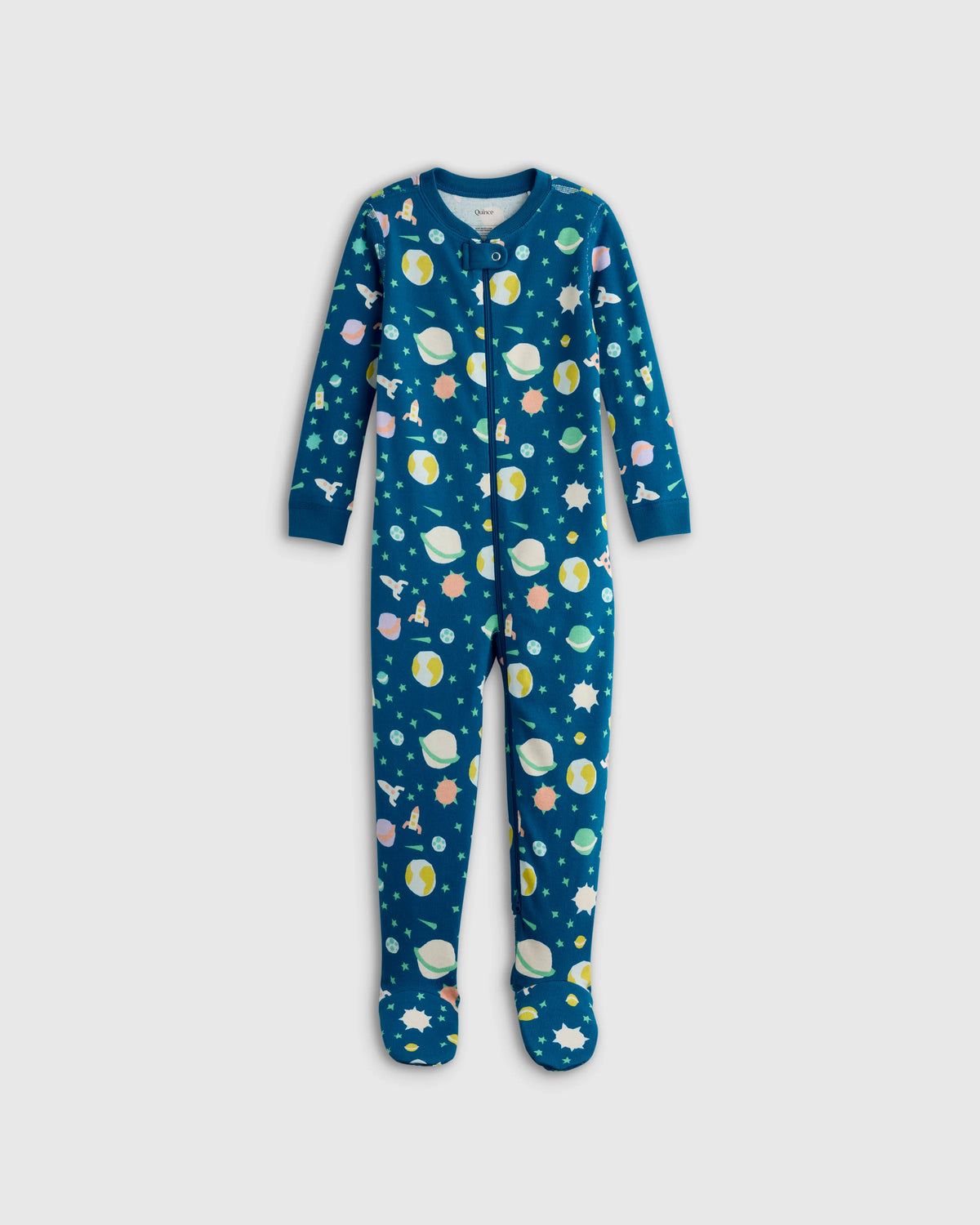 100% Organic Cotton Footie Pajama - 2T / Vehicles