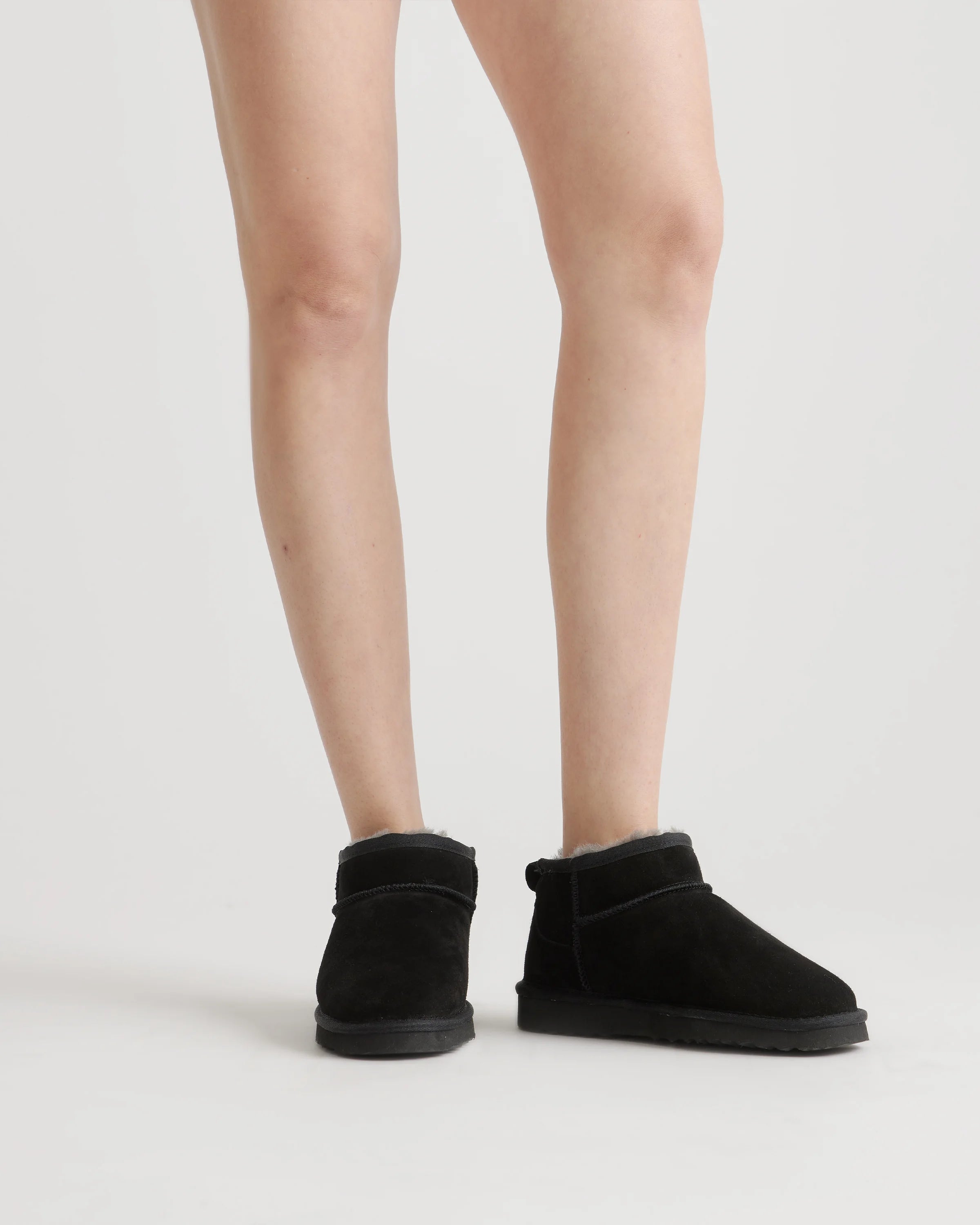 Australian Shearling Mini Boot - 6 / Black Secondary image