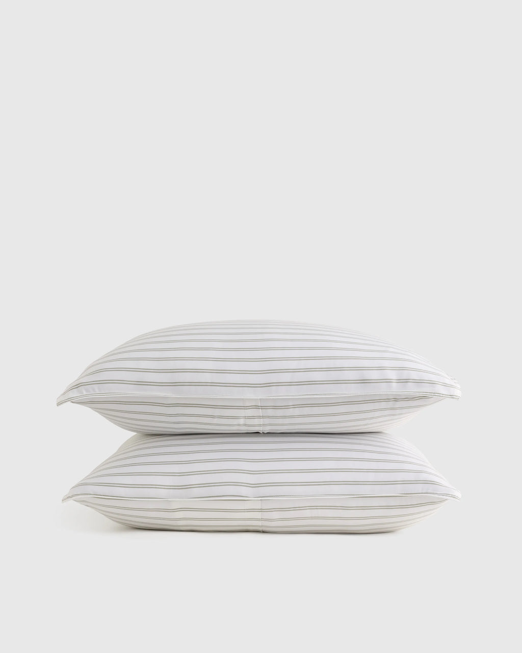Bamboo Stripe Sham Set - Standard / Double Stripe Espresso